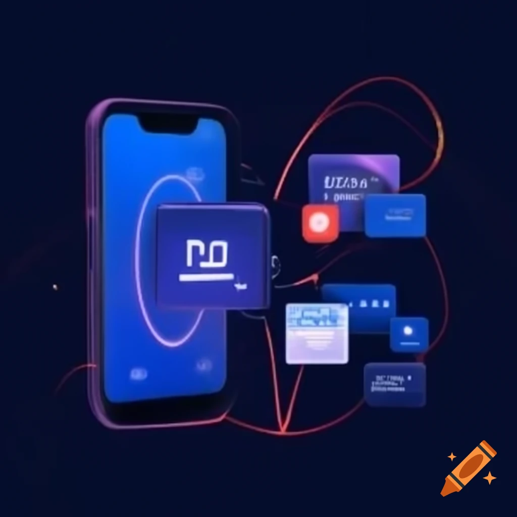 High-tech app launch in hd on Craiyon