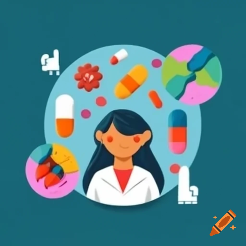 Poster promoting antibiotic awareness and responsible use