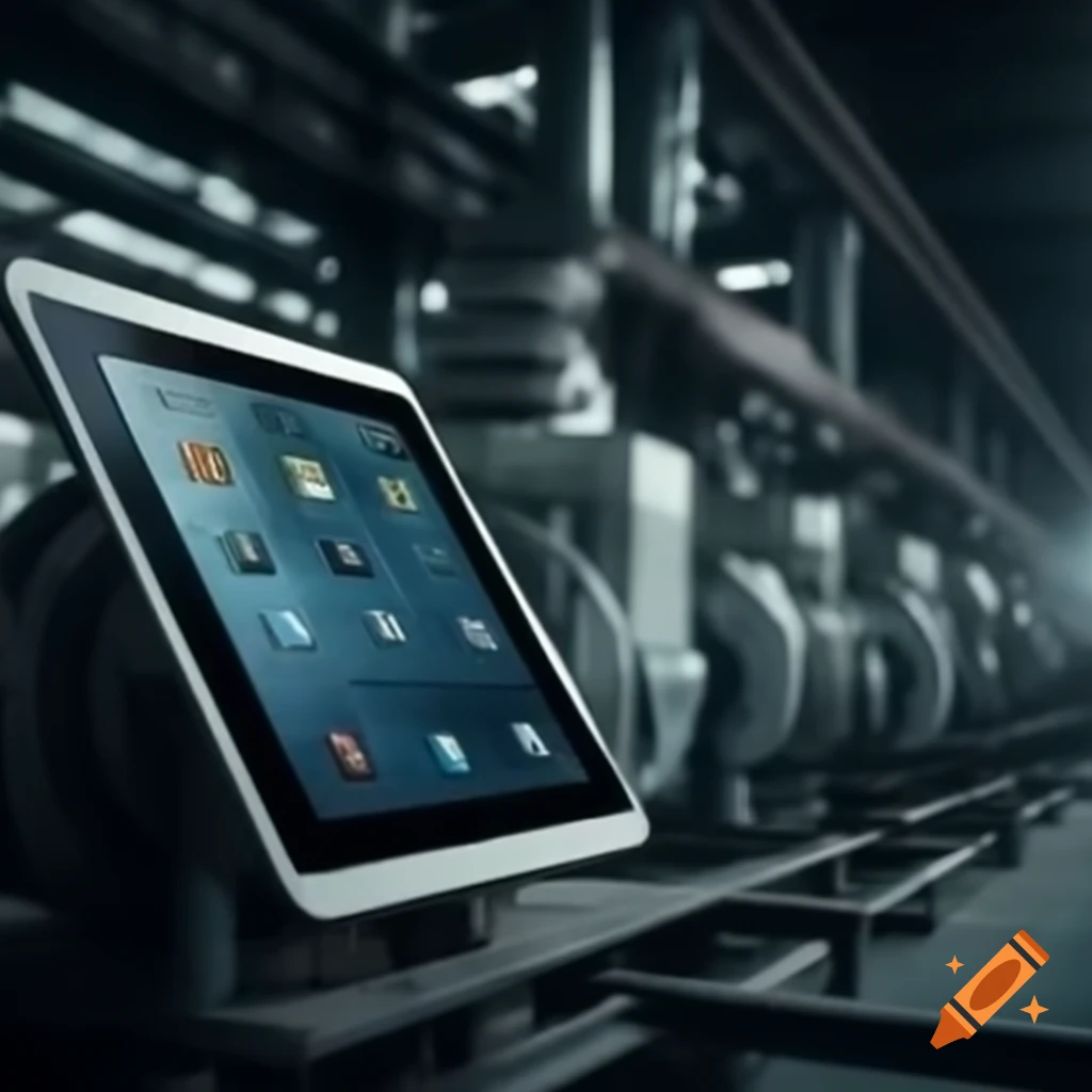 Industrial tablet showcasing robust design and features