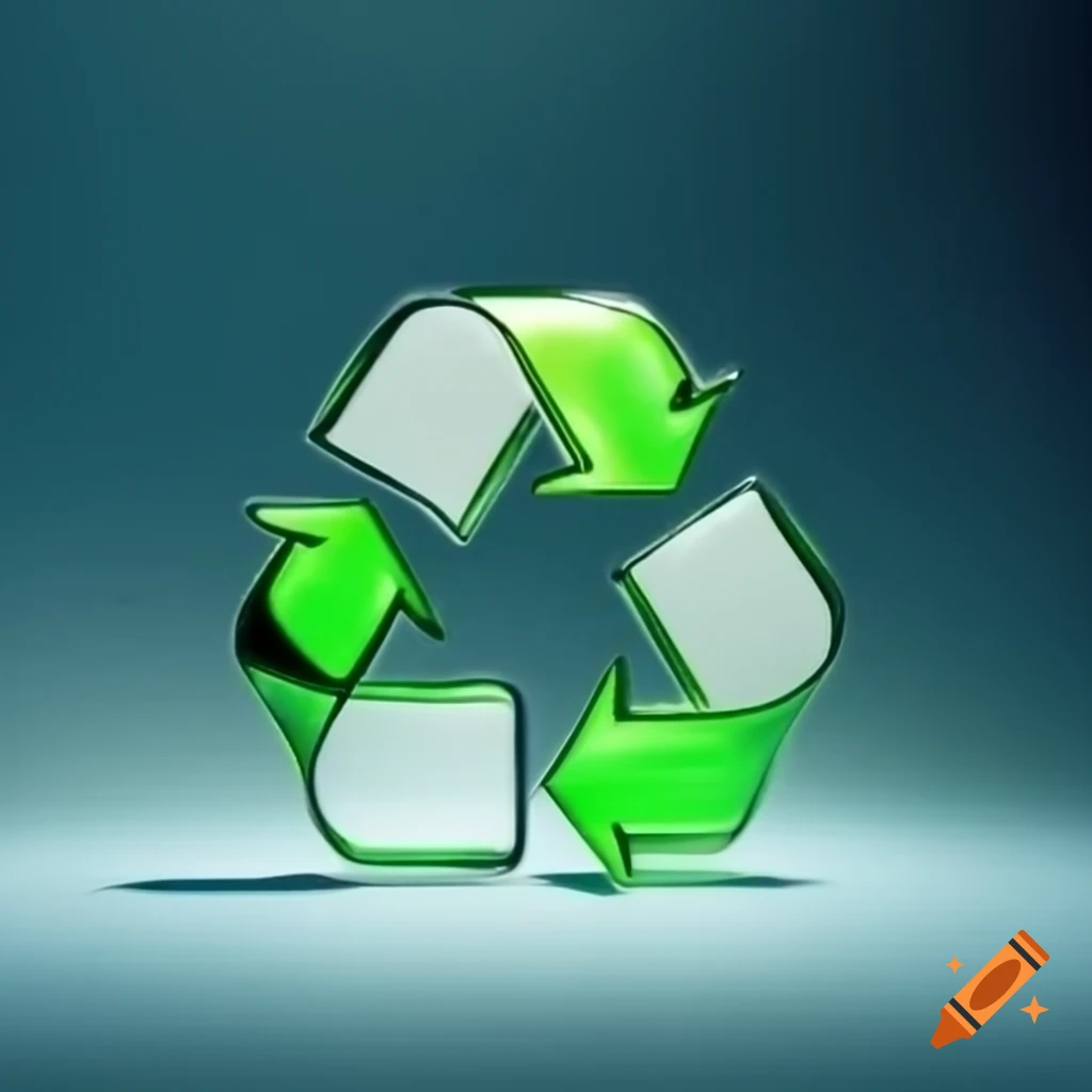 Glass recycling process with containers and bins