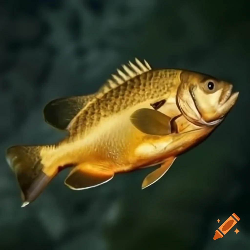 Goldfish swimming gracefully