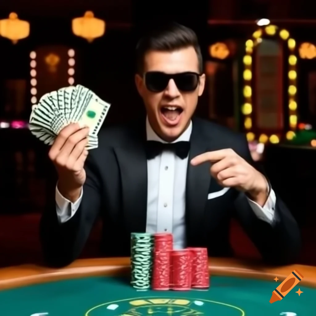 Man experiencing financial loss due to gambling