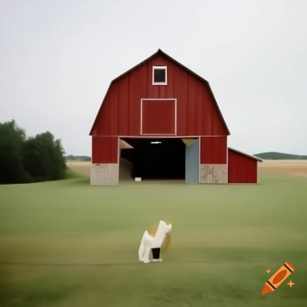 Barn house designed in the shape of the letter A