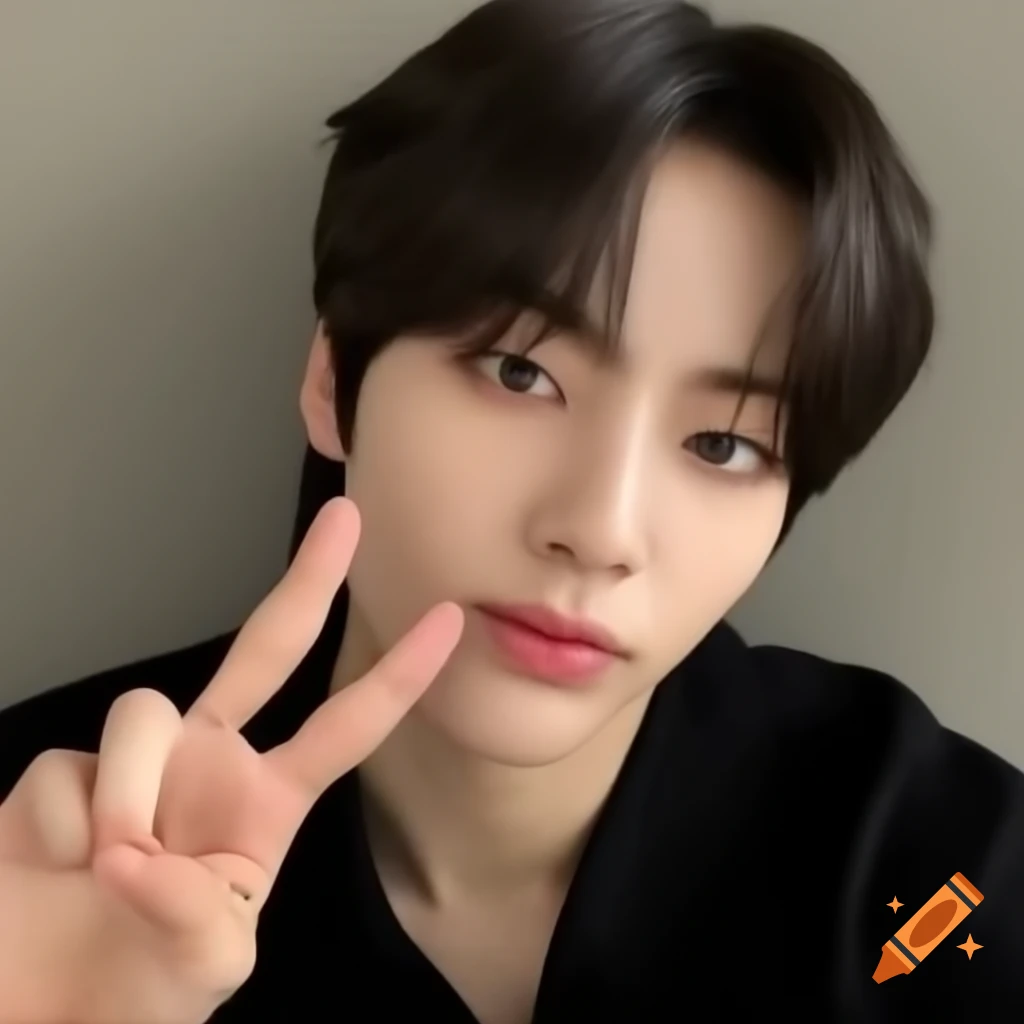 Taehyun from TXT in a promotional event