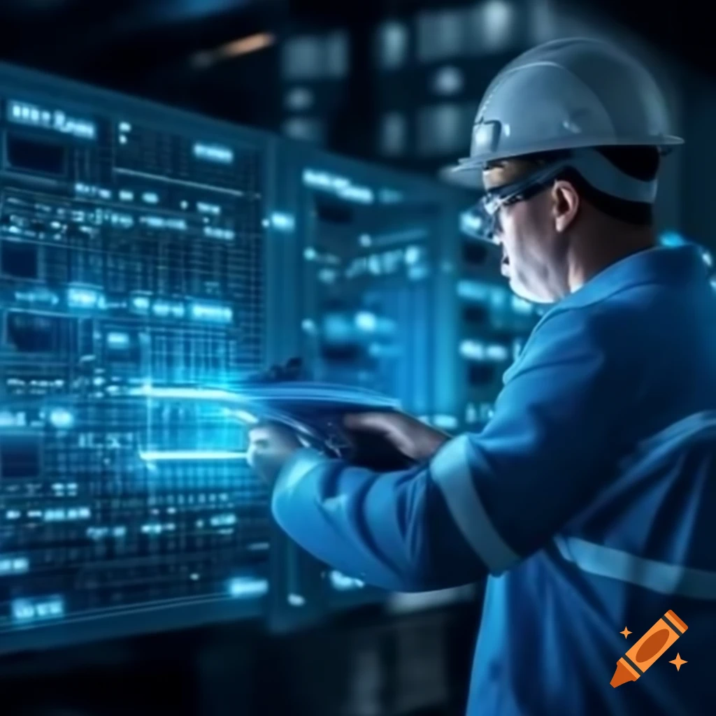Sound technician troubleshooting connectivity in digital environment