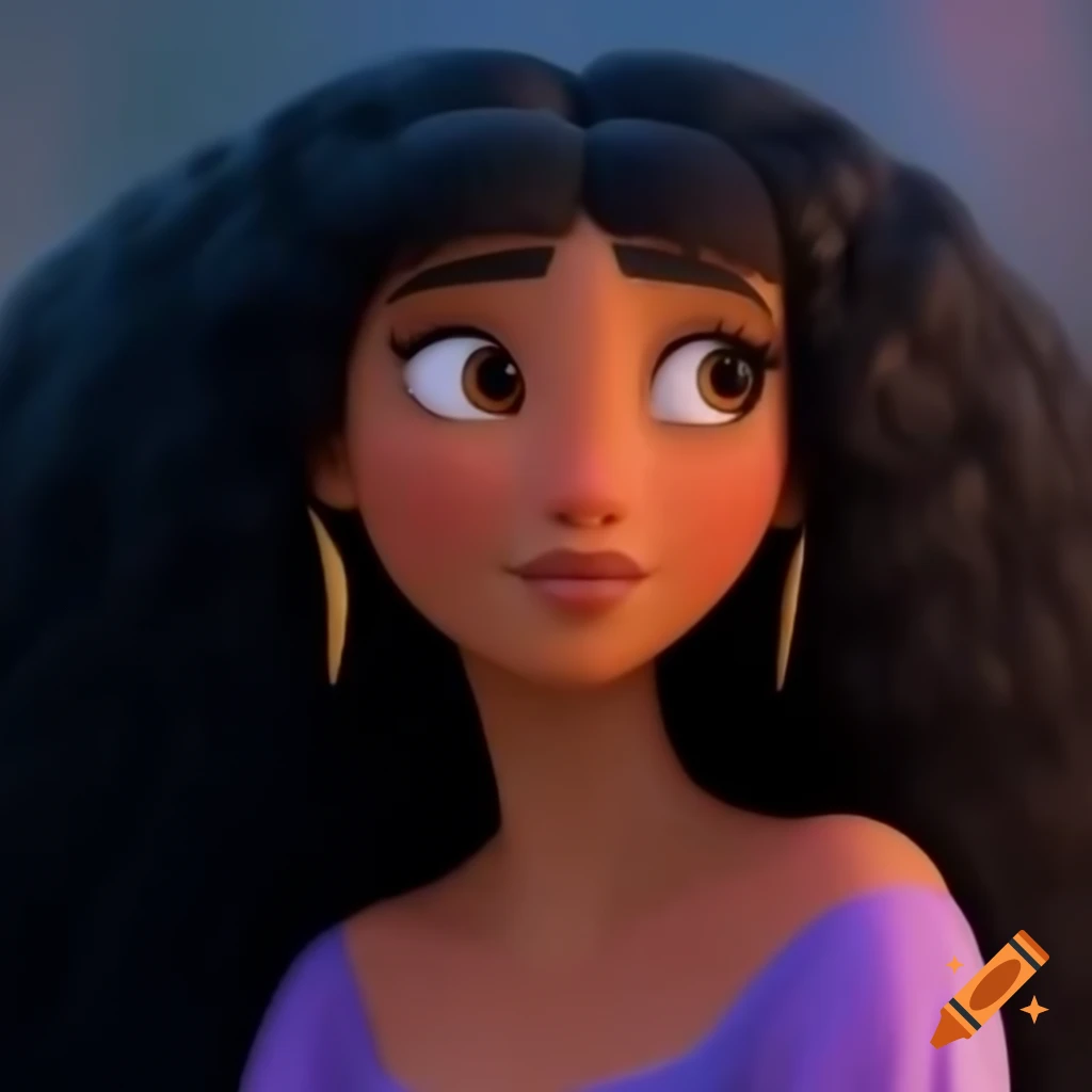 disney princess with purple dress and brown hair Disney Princess 32