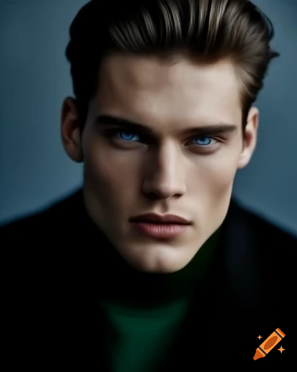 Photorealistic detailed menswear full body photograph