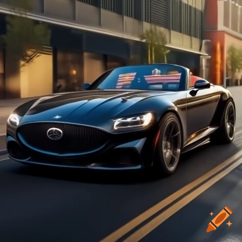 2022 luxury convertible with sleek black exterior