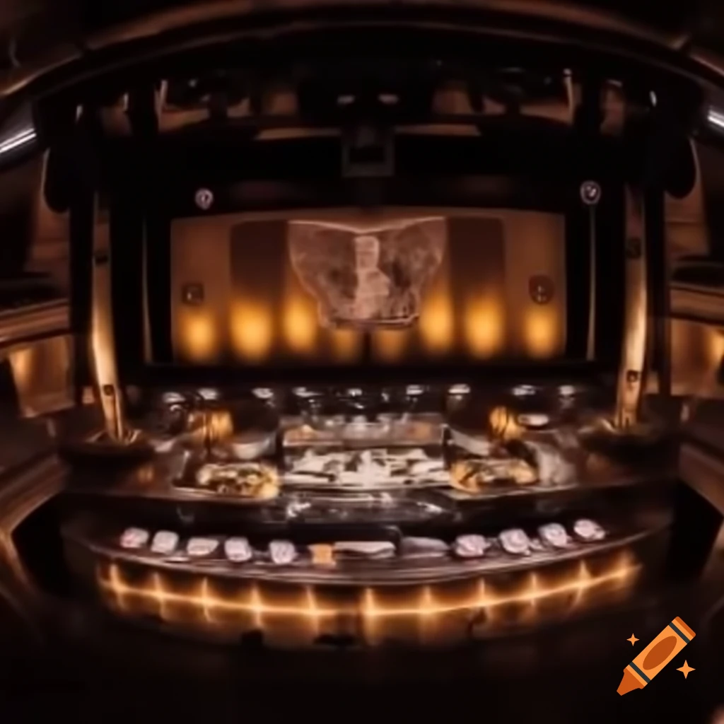 Hibachi grill setup at concert hall
