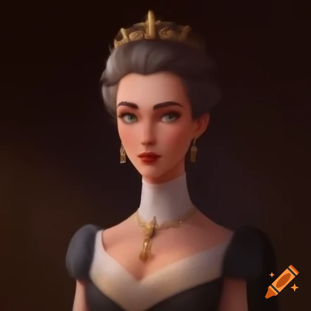 Elegant woman in formal attire