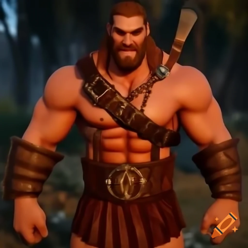 Spartan warrior in real battle scene on Craiyon