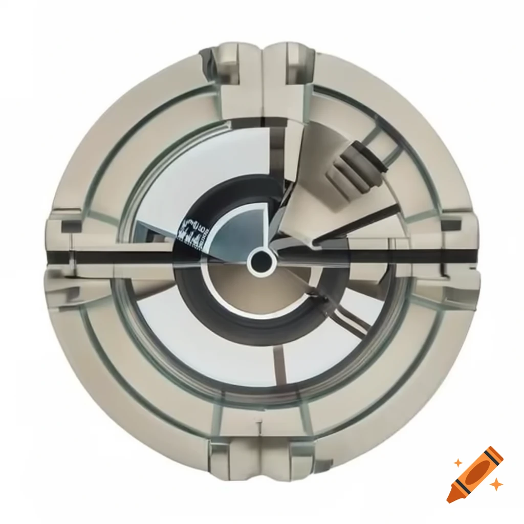 Mechanism for rotating round glass without central axis
