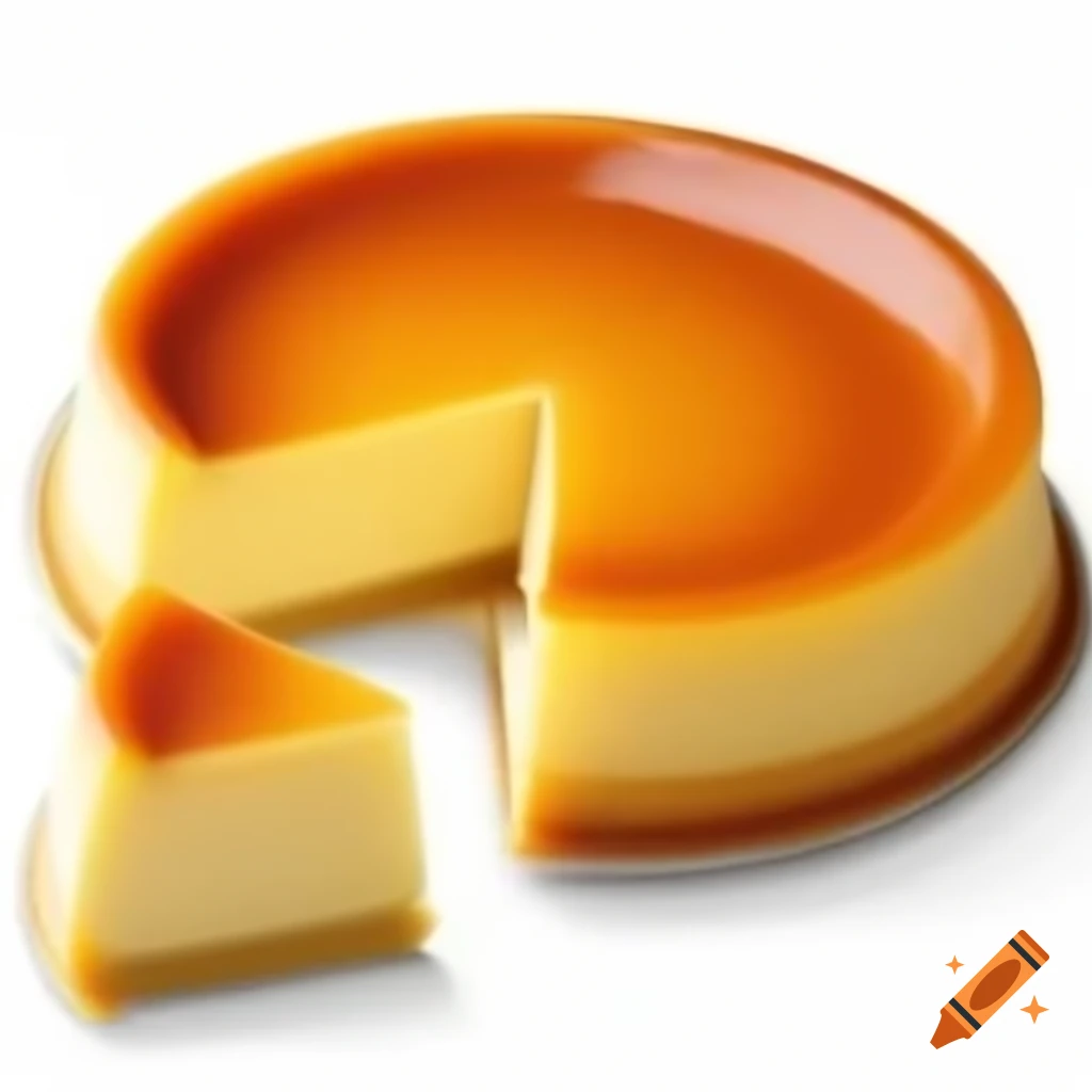 Traditional Filipino leche flan, oblong shape, dessert