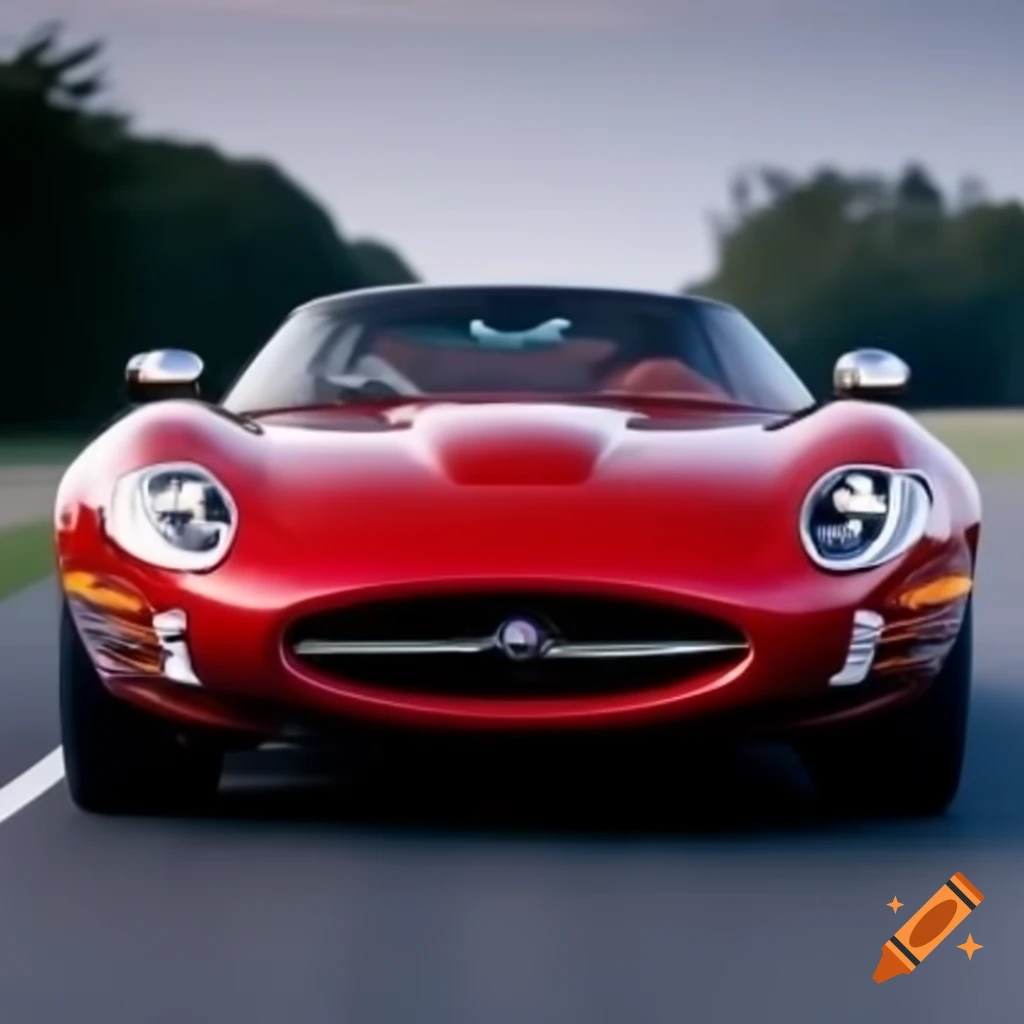 2000 Jaguar Type-E concept car showcasing sleek design
