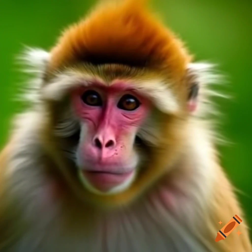 Monkey sitting on a branch