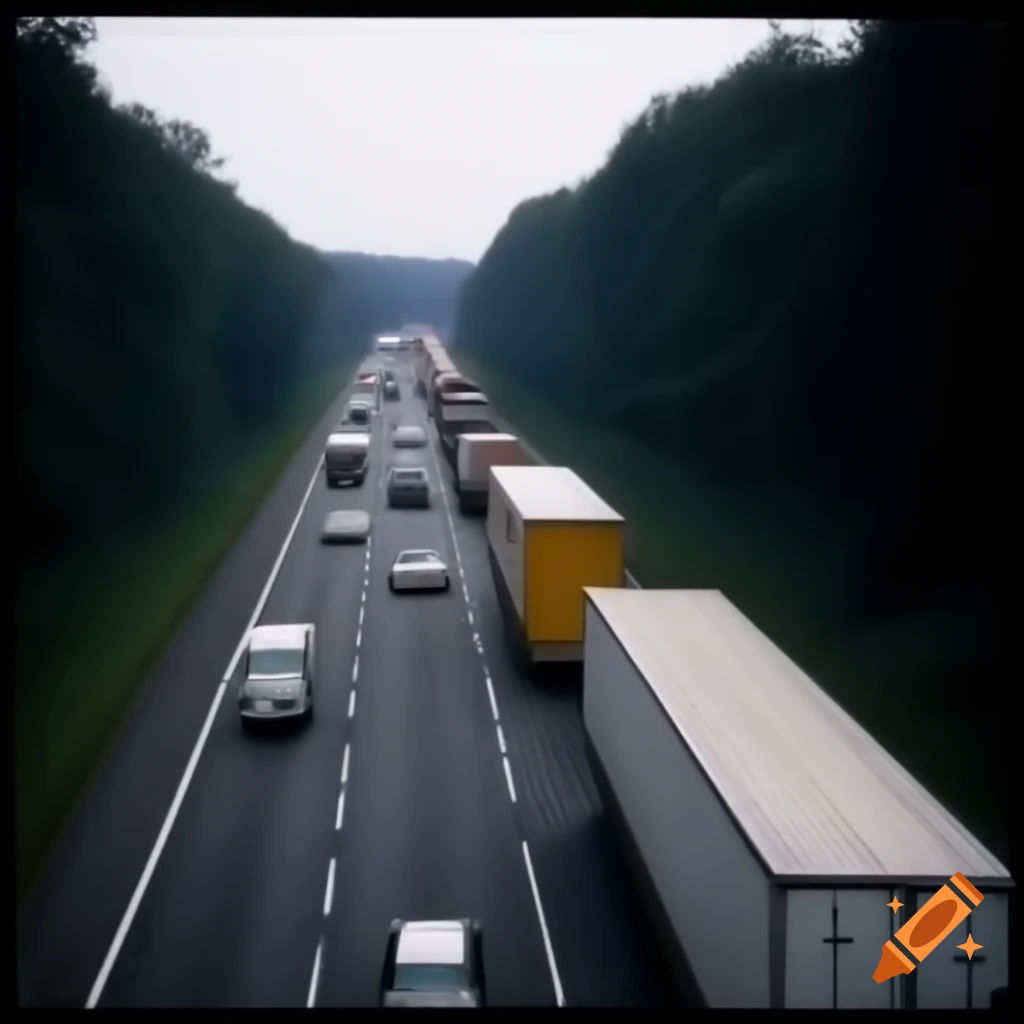 Vehicles on Garden State Parkway, contrasting smooth southern section and congested northern traffic