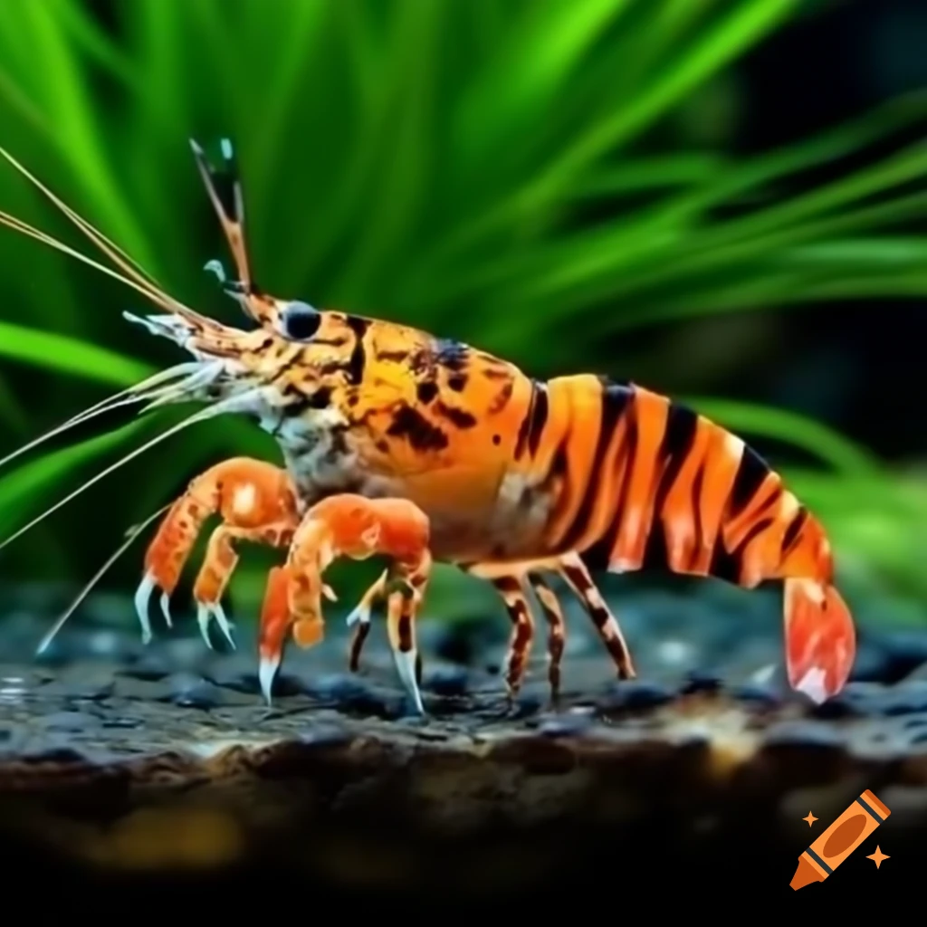 Close-up of tiger shrimp