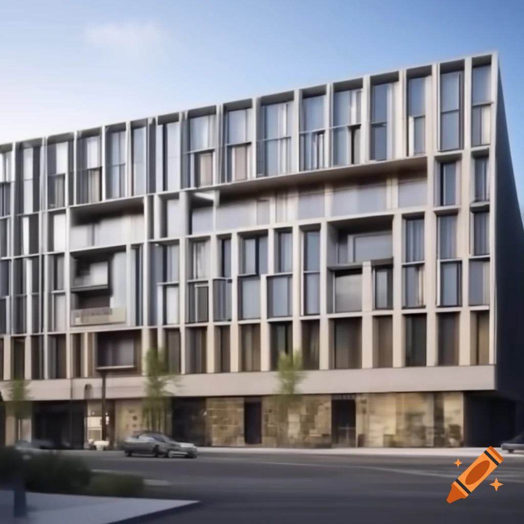 Affordable housing design in 4K resolution