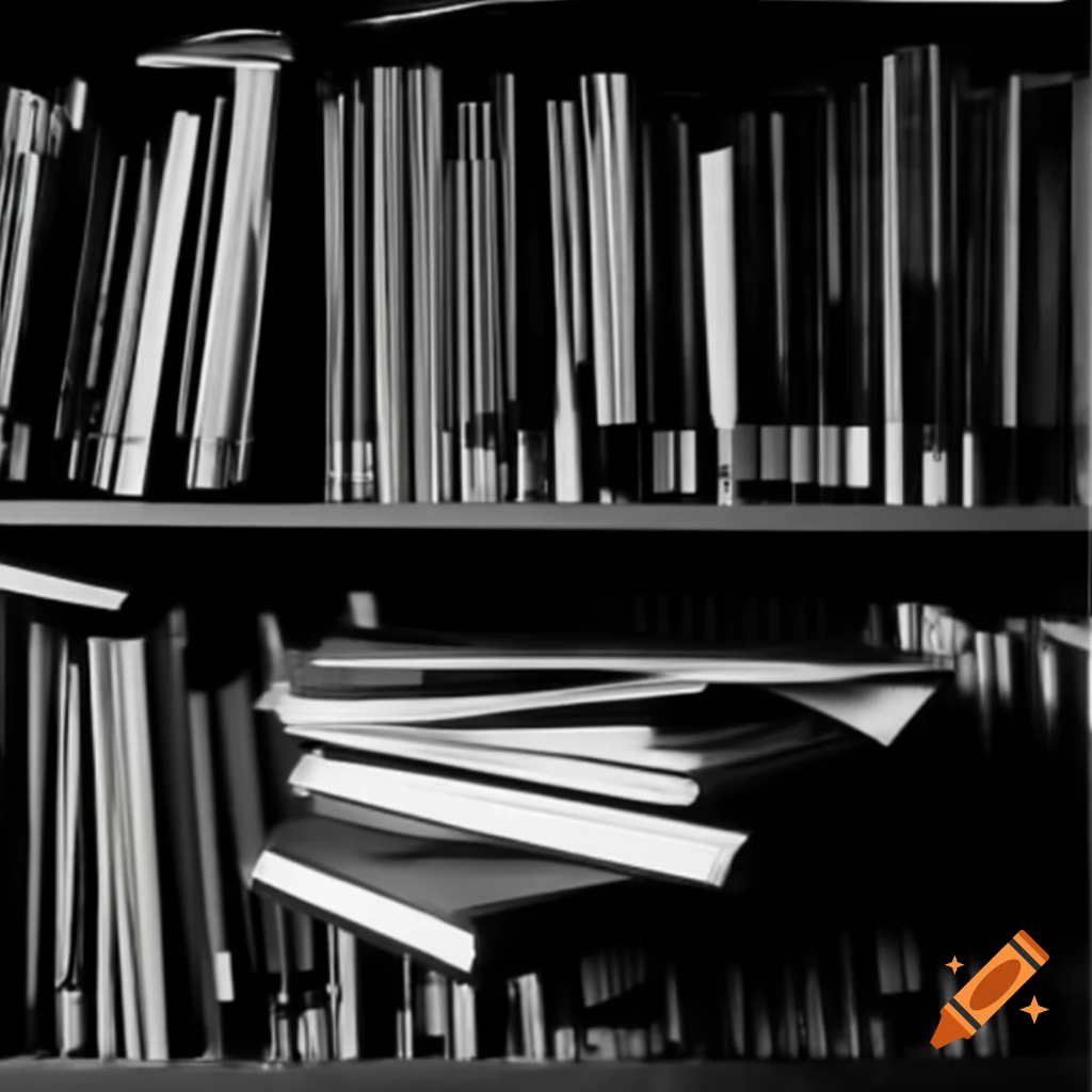 Folders stored on archive shelf, one leaning off and open