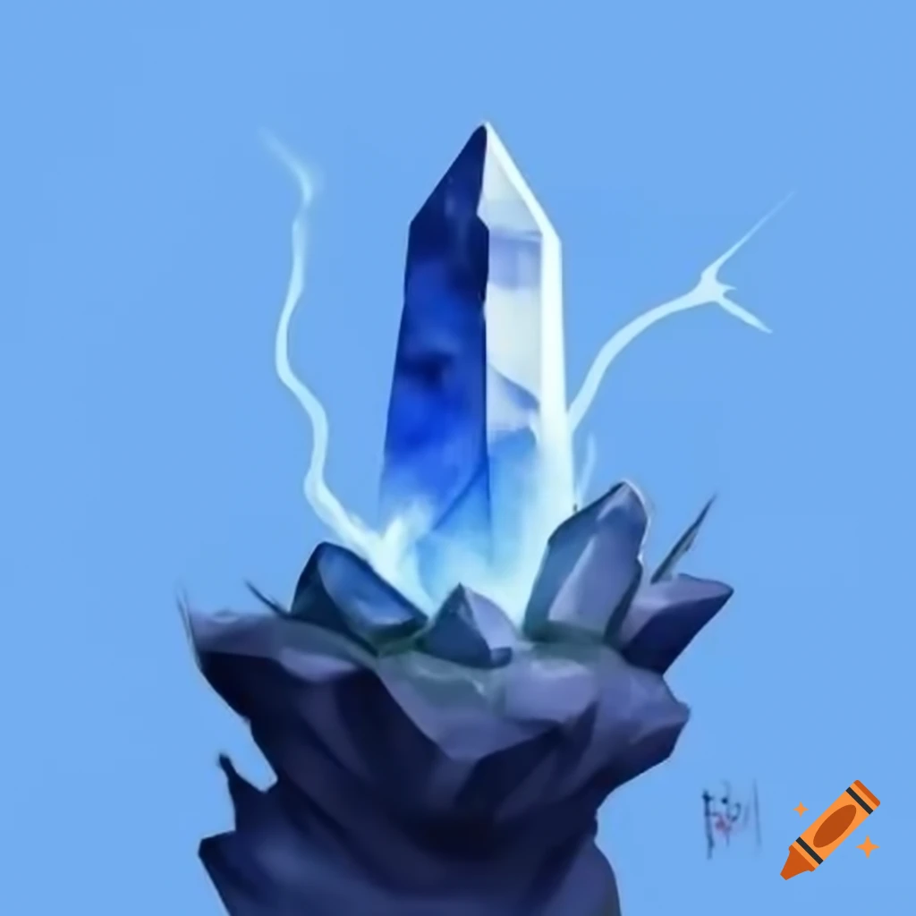 Small jagged glowing rock shard with rough dark textures