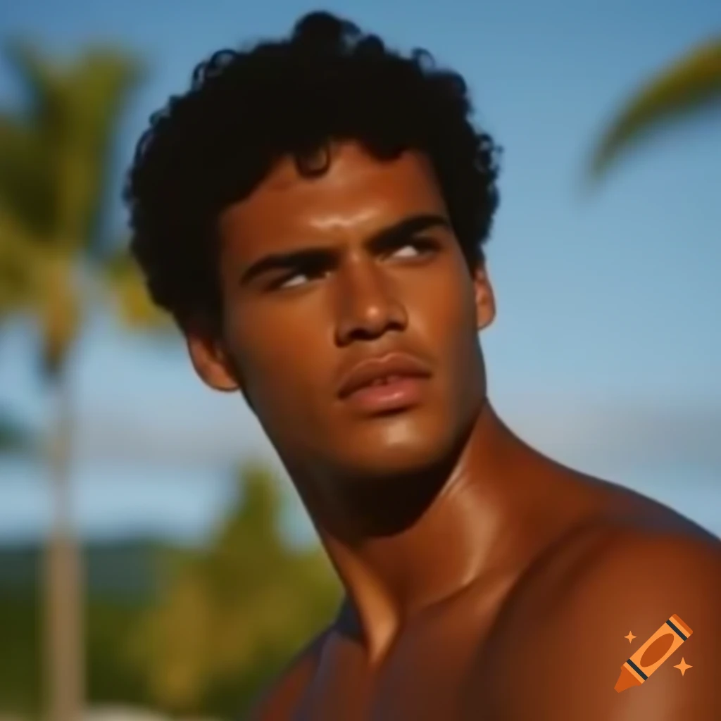 Polynesian men in traditional attire on Craiyon