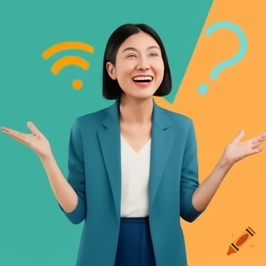 Female speaker presenting services