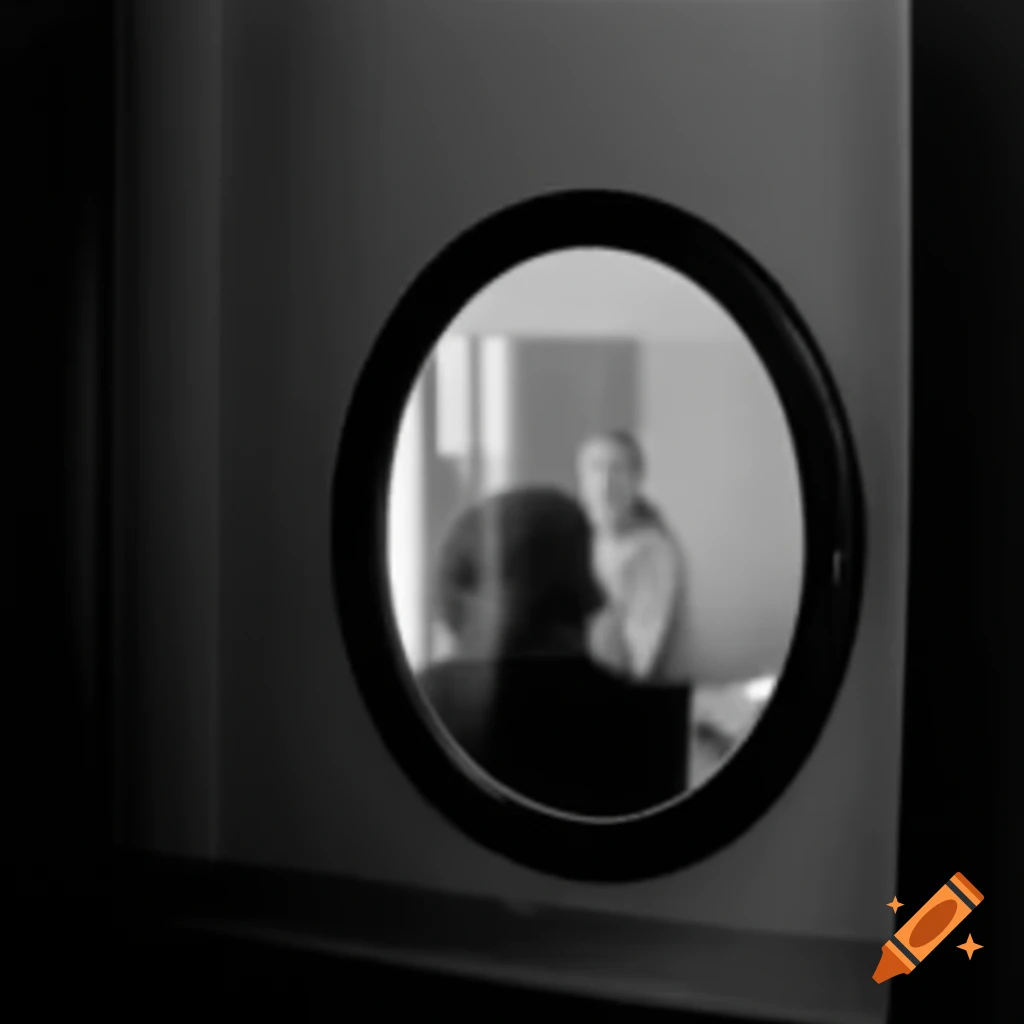 Mysterious reflection in window hinting at another reality