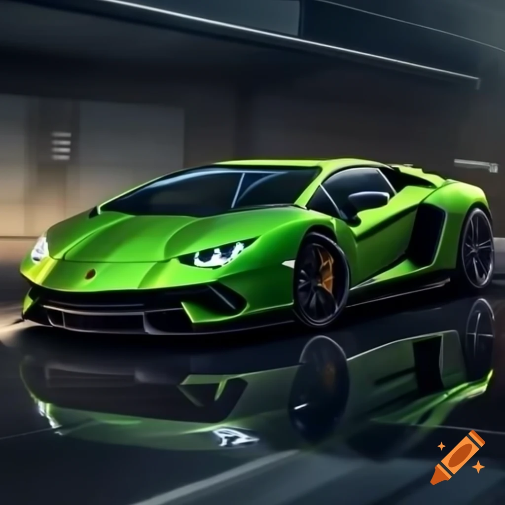 Lamborghini sports car showcasing sleek design