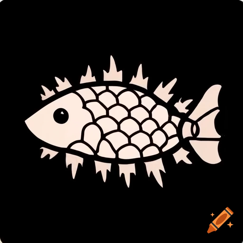 Close-up of puffer fish spikes