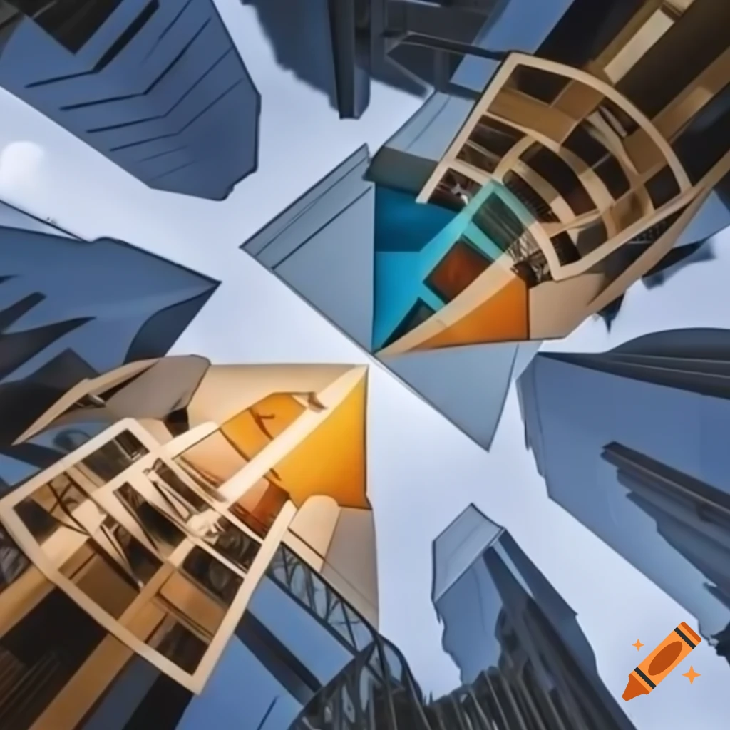 Abstract representation of vision and mission for a global it ...