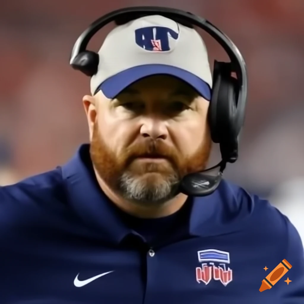 American football coach with beard