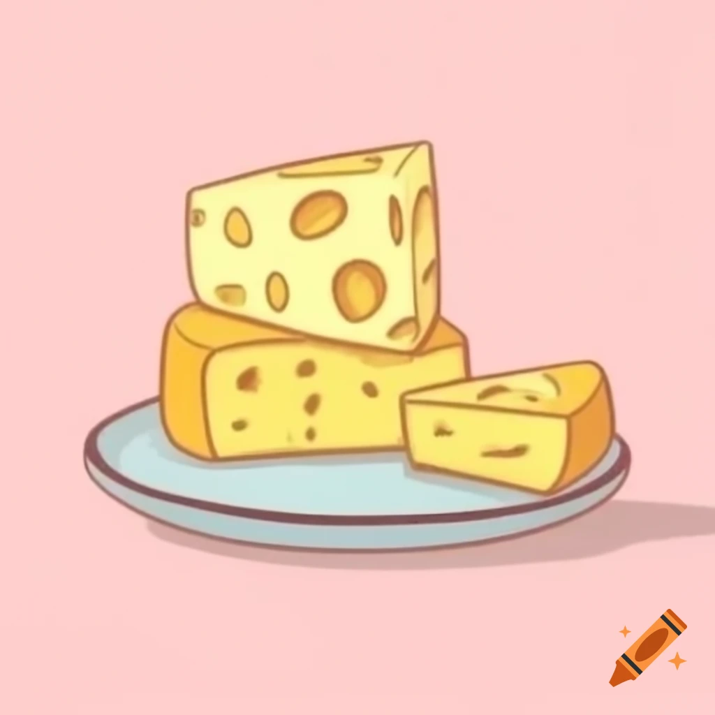Plate of cheese with grated cheese topping