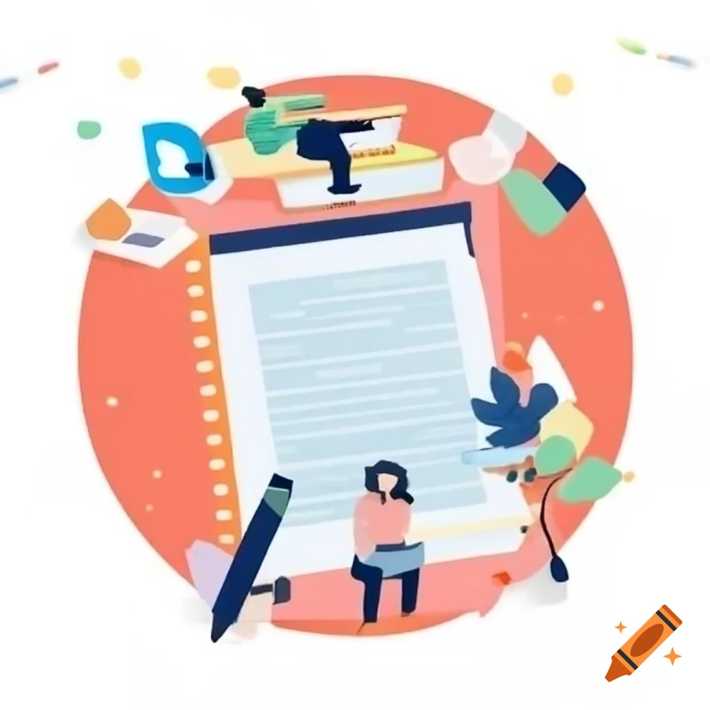 Hero section design for education website offering college notes