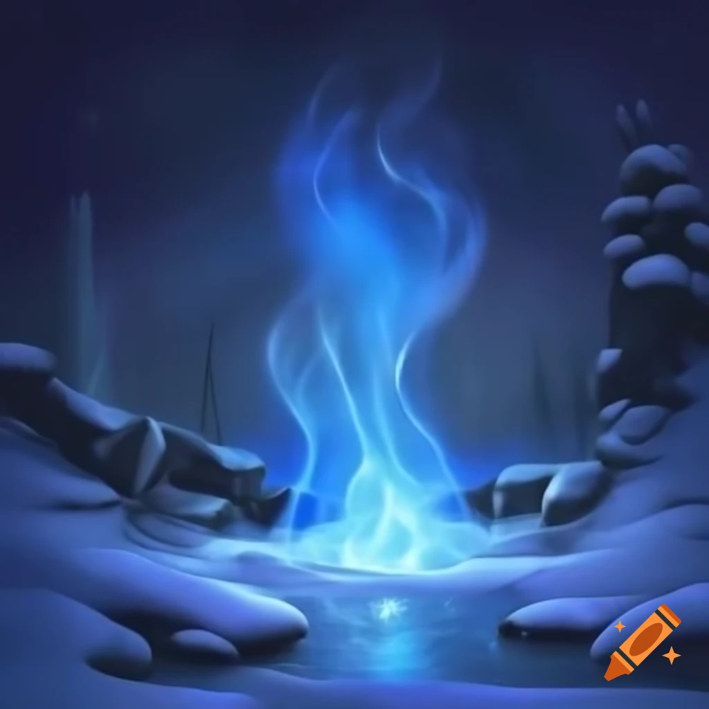 Abstract representation of winter solstice magic