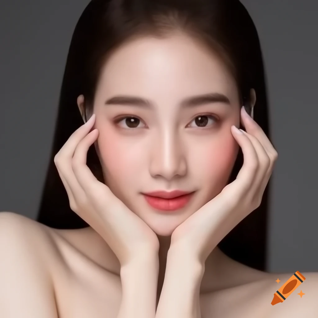 description-of-face-shape-featuring-oval-contours-and-symmetry-on-craiyon