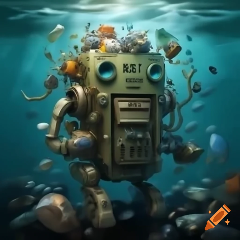 Innovative marine garbage collection robot
