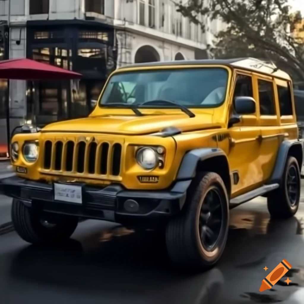 2015 yellow US SUV