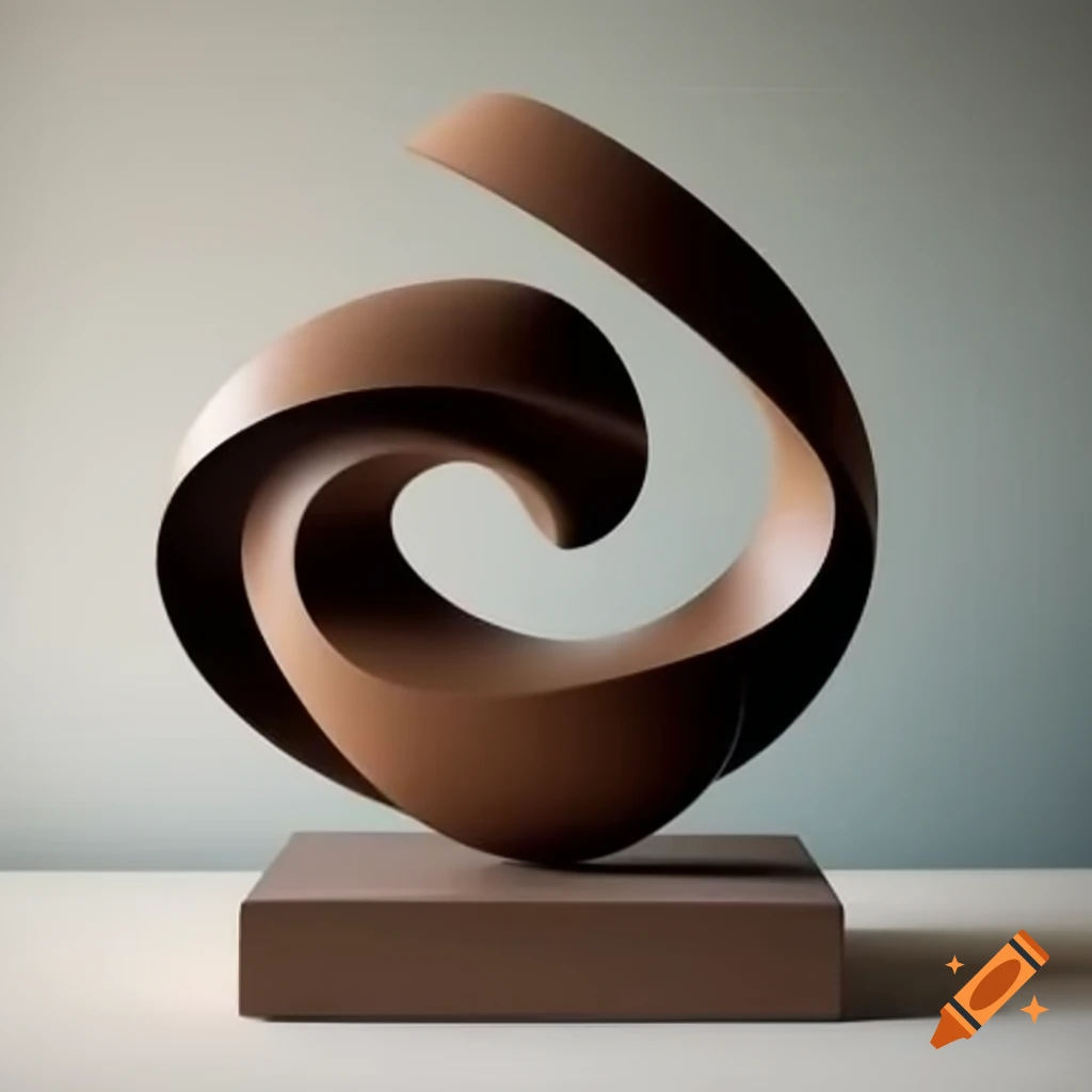 Modern abstract sculpture showcasing unique design