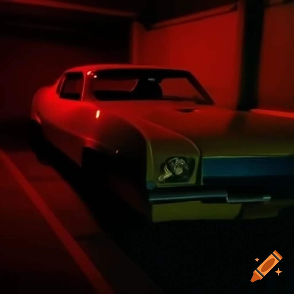 Impala car in Bronx with dark red ambiance