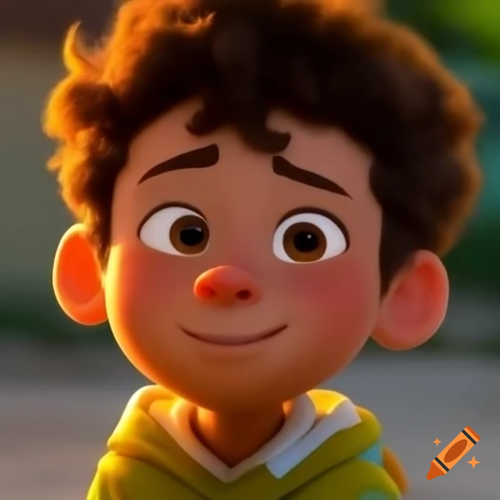 Boy smiling brightly