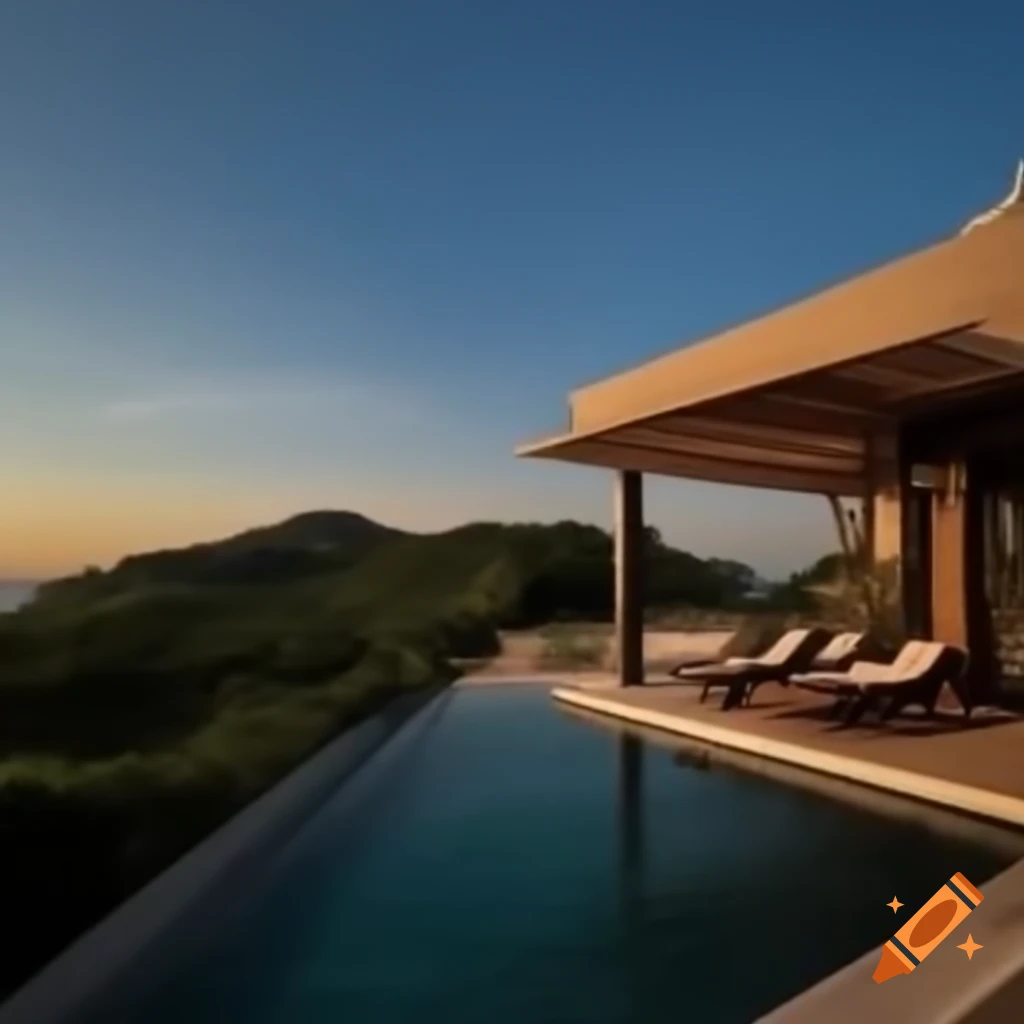 Luxurious vacation view featuring stunning aesthetics