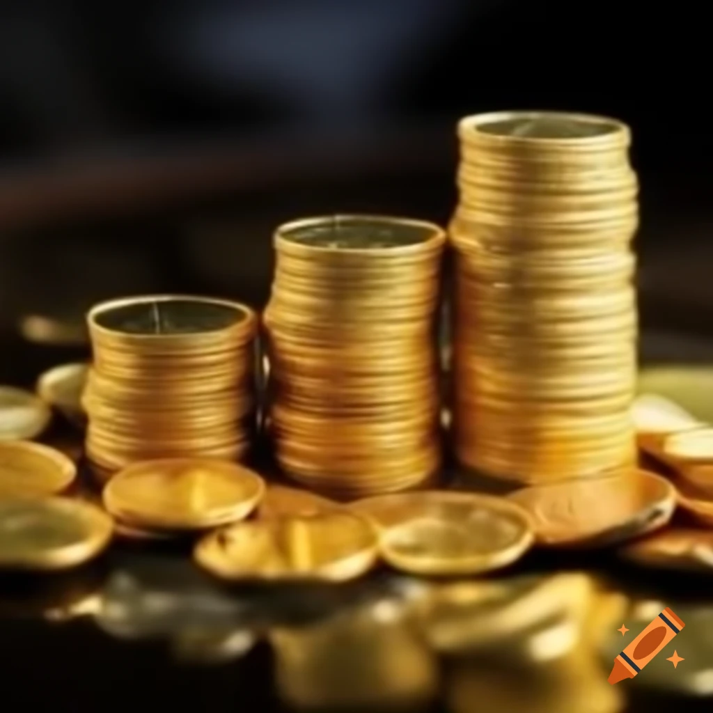 Gold coins and heirloom symbolizing generational wealth