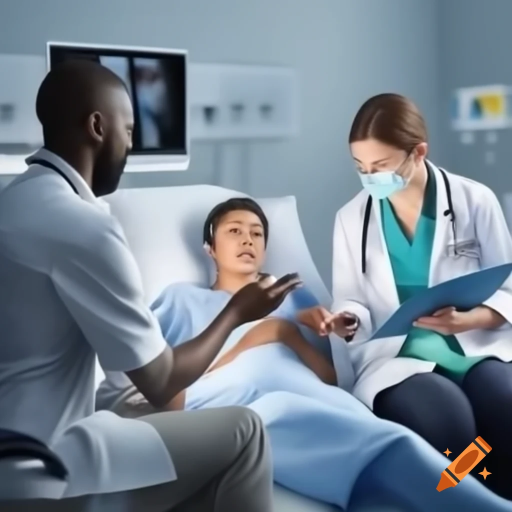 Patient in remote area seeking telemedicine consultation for medical advice