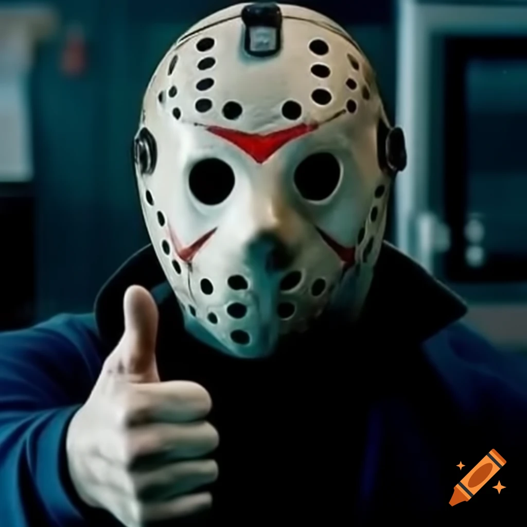 Jason Voorhees character giving thumbs up gesture