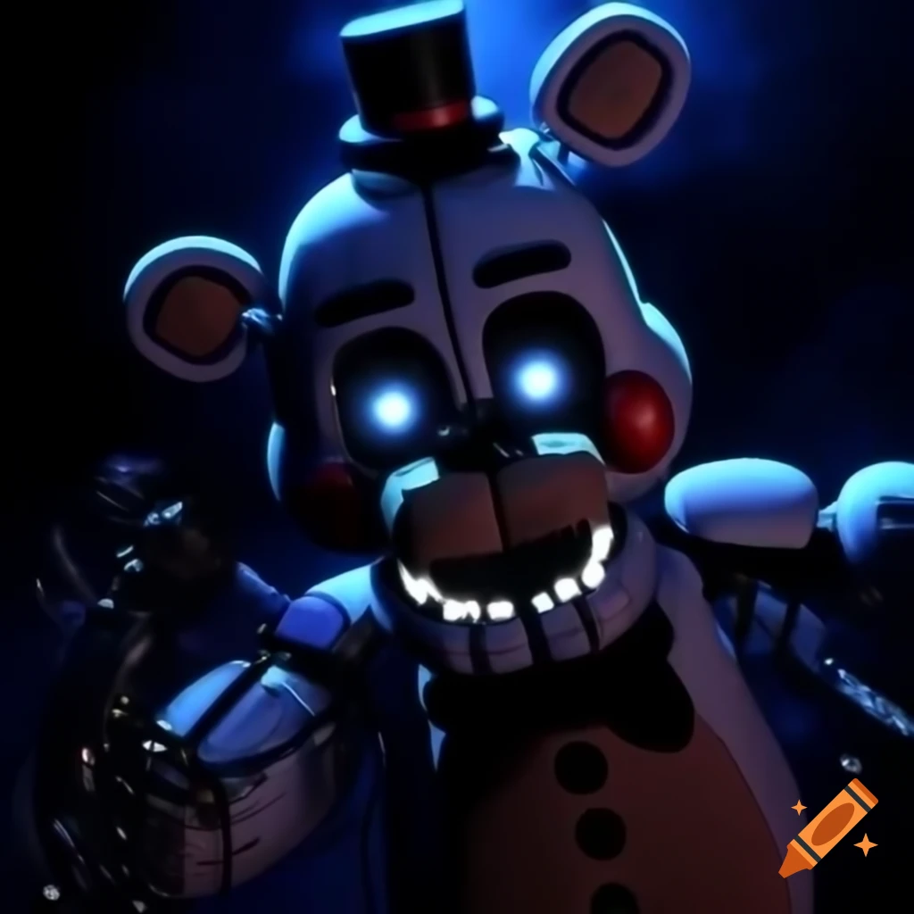 Spectral Freddy, a haunting animatronic entertainer designed to thrill and unsettle