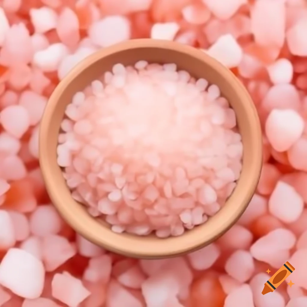 Pink Himalayan salt in a bowl