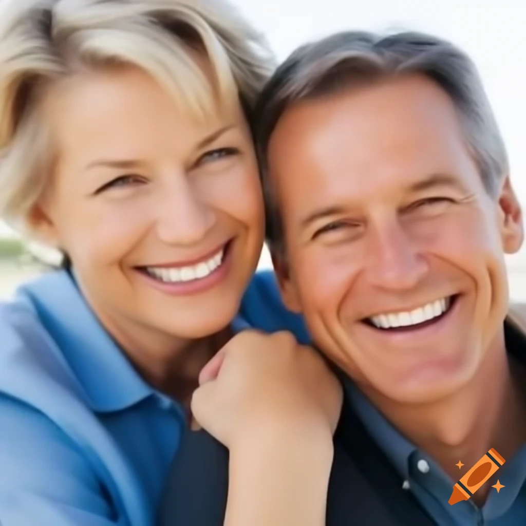 Happy middle-aged couple enjoying time together