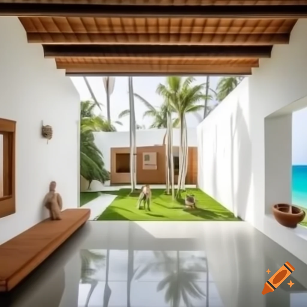 Modern minimalistic casita in Mexico blending contemporary design with ...