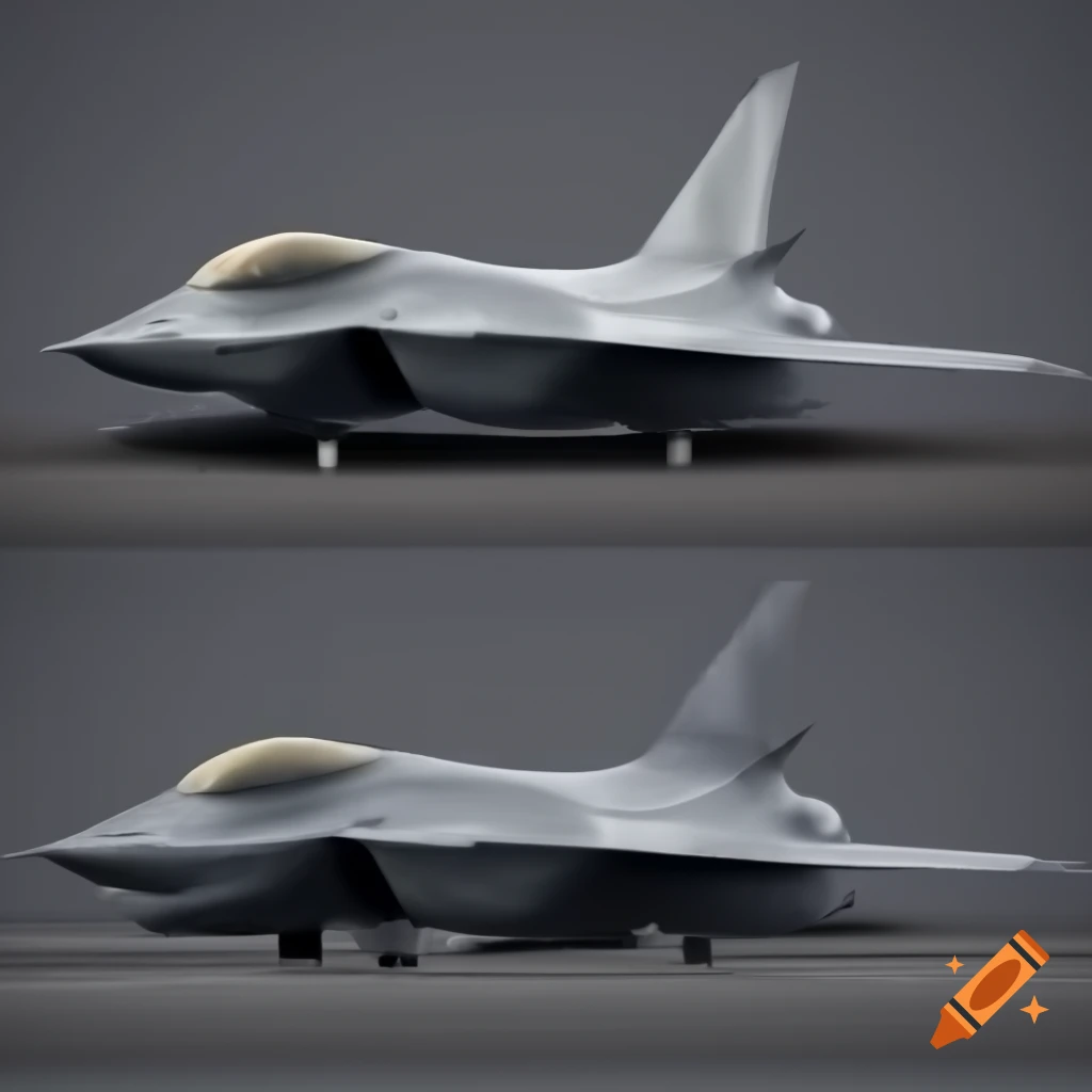Sleek redesign of X-32 fighter jet with lightweight and stealth features