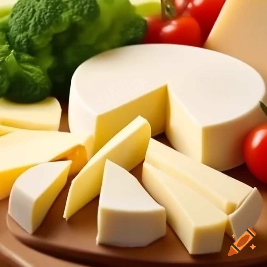 Variety of delicious cheese foods